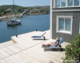 Havet bohuslän privat brygga framför & båtplats, på Hovenäset