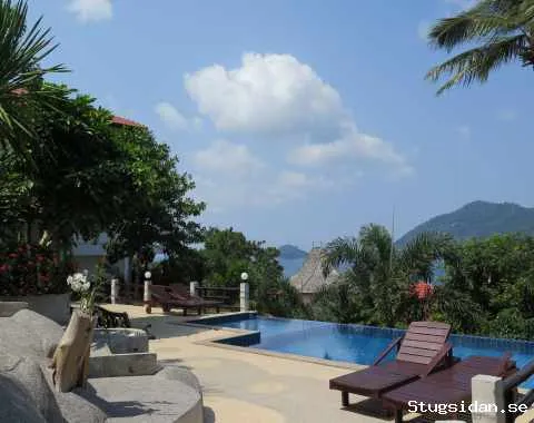 Nybyggda lägenheter/studios med privat infinity pool på ön Koh Tao