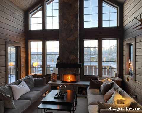 Lyxig nybyggd stuga i Idre för små och stora sällskap