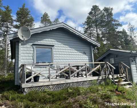 Mysig fjällstuga med bastu