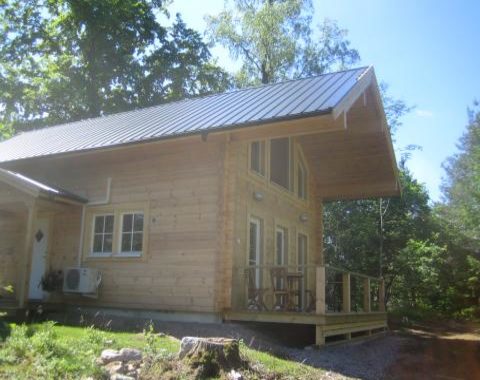 Bad och fiske i Småland.