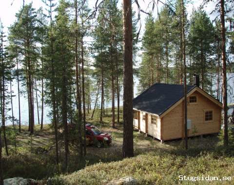 Gemütliche Blockhütte bei Jokkmokk