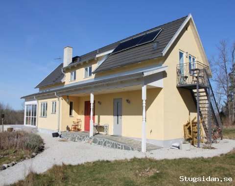 Dubbelrum m. egen ingång, pentry o balkong på hästgård på Norra Gotland