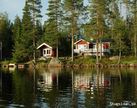 LAKE NISSÅNGEN-Strandtomt, Sjöutsikt, Båt & egen badstrand, Bastu, Fiske, Lugnt