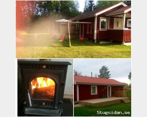 Mysig modern stuga i hjärtat i Hälsingland (nära Järvsö)