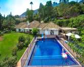 Villa and guest house with outstanding sea views extensive gardens and huge pool