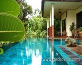 Unika thailändska semester villa med privat pool. Alla måltider ingår.
