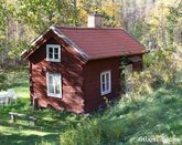 Small old cottage just by the lake consisting of  three houses