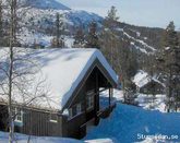 Påsken 2013: høgstand.stuga vid alpinanlegg och skidåkning, Gålå, Vinstra, Norge
