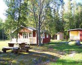 Two cottages situated all by them self with a fabulous view